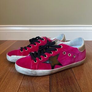 Golden Goose Super-Star Women's Sneakers Pink/Suede EU 37 US 7 $525